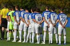 Men's Soccer vs Brandeis  Wheaton Men's Soccer vs Brandeis University. - Photo by Keith Nordstrom : Wheaton, Soccer, Brandeis, MSoc2019